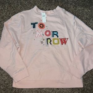 Anthropologie sweater side XL